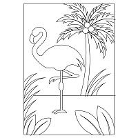 flamingo simple panel 001